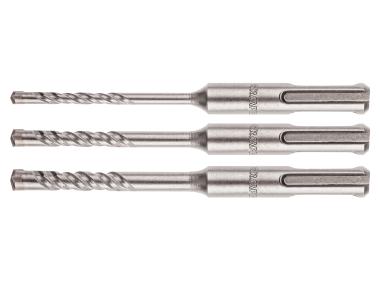 Zdjęcie: Zestaw wierteł do betonu SDS Plus, quatro, zestaw 3 szt. - 6, 8, 10 x 110 mm GRAPHITE