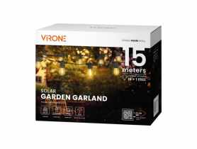Girlanda oświetleniowa solarna 15 lampek - 15 m VRONE