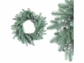 Wieniec bożonarodzeniowy Cristal srebrny świerk SONIC