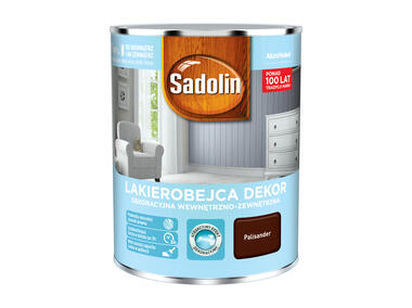 Zdjęcie: Lakierobejca do drewna Dekor 1 L palisander SADOLIN