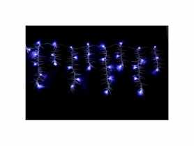 Kurtyna świetlna 300 x 40 cm z soplami 80 LED zimny biały sieciowa JUMI