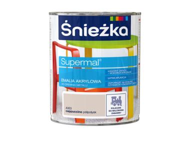 Zdjęcie: Emalia akrylowa Supremal A303 cappuccino 0,8L ŚNIEŻKA