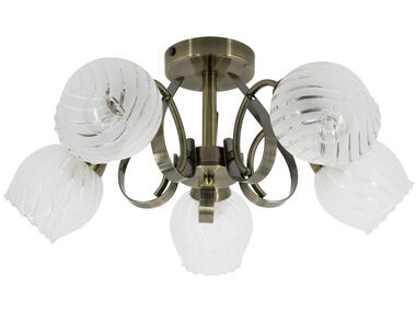 Zdjęcie: Lampa sufitowa Dakota 7138/5 21QG ELEM