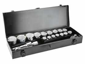 Klucze nasadowe 3/4", zestaw 20 sztuk TOPEX