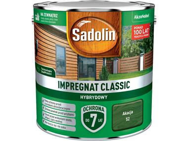Zdjęcie: Impregnat ochronno-dekoracyjny hybrydowy Classic 2,5 L akacja SADOLIN