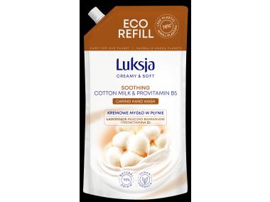 Zdjęcie: Mydło w płynie Creamy & Soft  mleczko bawełniane i prowitamina B5 0,9 L zapas LUKSJA