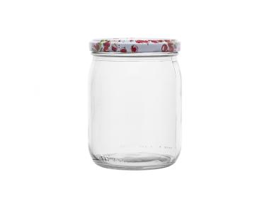 Zdjęcie: Komplet 6 słoików Spiżarnia Pani Domu 520 ml z zakrętką fi 82 6-zaczepową ALTOM DESIGN