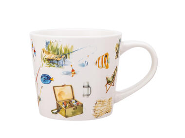 Zdjęcie: Kubek Stożek 400 ml deko Wędkarz Color Box ALTOMDESIGN