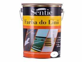 Farba do linii 5 L biała SENTIC