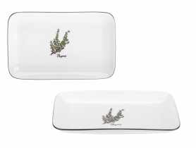Półmisek Prowansja 20 cm z porcelany New Bone 81480 Thyme RAVI