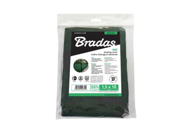 Zdjęcie: Siatka cieniująco-osłonowa 55% 1,5 x 10 m, 60 g - pakiety BRADAS