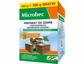 Preparat do szamb Microbec Ultra eukaliptus 900 g + 300 g gratis BROS