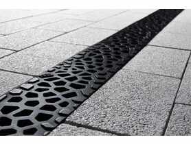Ruszt wzór Voronoi Self, długość 50 cm, B125, żeliwo, mufle ACO