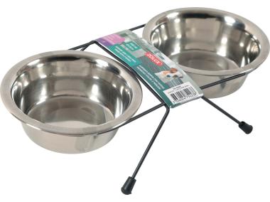 Zdjęcie: Zestaw misek dla psa i kota 2x350 ml Inox ZOLUX