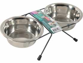 Zestaw misek dla psa i kota 2x350 ml Inox ZOLUX