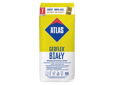 Zdjęcie: Klej żelowy wysokoelastyczny Geoflex biały 25 kg ATLAS
