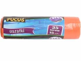 Worki na śmieci uszatki 35 L - 15 szt. PUCUŚ