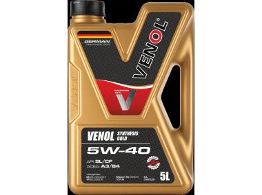 Zdjęcie: Olej silnikowy Synthesis Gold SL CF 5W40 5 L VENOL