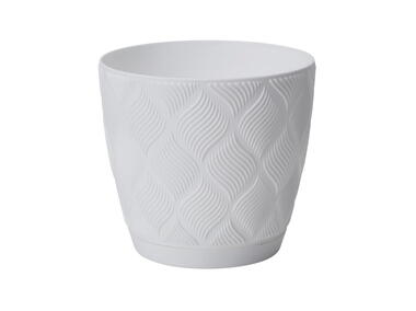 Zdjęcie: Doniczka Flow Petit z podstawką 19 cm biały VERDENIA