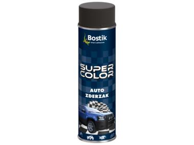 Zdjęcie: Lakier akrylowy do zderzaków Super Color Auto Zderzak, czarny 500 ml BOSTIK