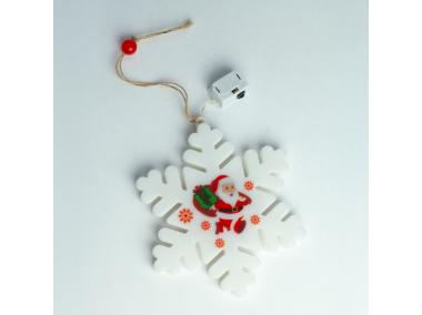 Zdjęcie: Zawieszka świąteczna LED Śnieżynka VOLTENO