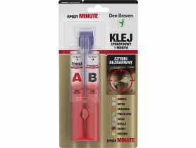 Klej epoksydowy 1 minuta bezbarwny 2x12 ml Epoxy-Minute DEN BRAVEN