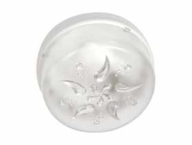 Plafoniera Glop Wind Rose kolor biały 26 W E27 HOROZ