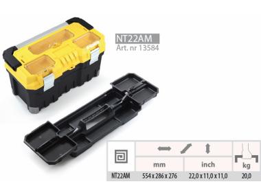 Zdjęcie: Skrzynka narzędziowa Titan czarny 22 PROSPERPLAST