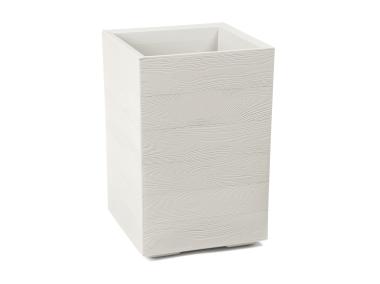 Zdjęcie: Kwietnik Karo 400x400x600 mm deska recycled, kremowy LAMELA