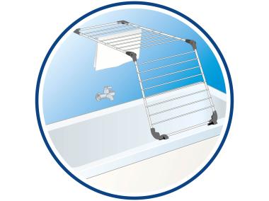 Zdjęcie: Suszarka do bielizny Acrobath 4 m VILEDA