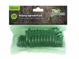 Klipsy ogrodnicze 7x5,5 cm - 10 szt. ; 4,8x3,5 cm - 10 szt. TIN TOURS