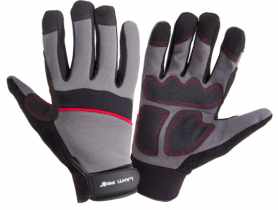 Rękawice warsztatowe czarno-szare karta 11 LAHTI PRO