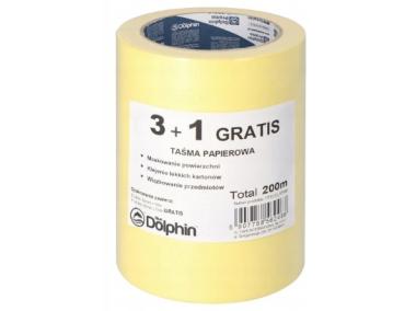 Zdjęcie: Taśma papierowa 3x36 mm x 50 m BLUE DOLPHIN
