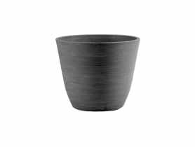Doniczka z surowców wtórnych 20x20x16,4 cm ekologiczna szara TIN TOURS