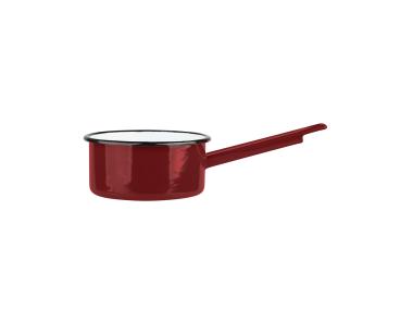 Zdjęcie: Rondel emaliowany z trzonkiem 1 L - 14 cm SILESIA