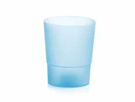 Doniczka Coubi Stor mat błękitny 12,5 cm PROSPERPLAST
