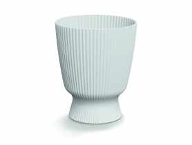 Doniczka Milly Round biały, wysokość 26,2 cm PROSPERPLAST