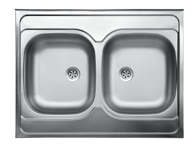Zdjęcie: Zlewozmywak nakładany 60x80 cm SK21020T bez syfonu KUCHINOX