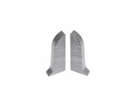 Zakończenia do listwy Classic zaślepki 2 sztuki L,P Aluminium szczotkowane Mat CEZAR