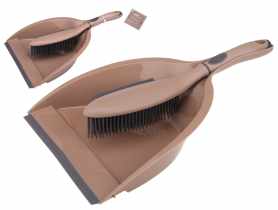 Zmiotka silikonowa z szufelką Mokka RAVI