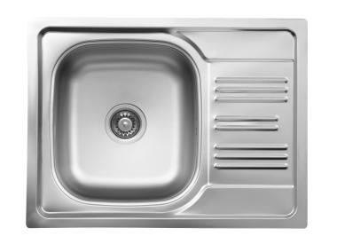 Zdjęcie: Zlewozmywak Xylo satyna 1K Z/KO 580x435x160, 3,5" + osprzęt DEANTE