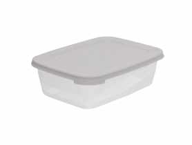 Pojemnik prostokątny Polar Duo 0,6 L biały SMART KITCHEN DESIGN