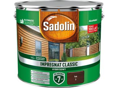 Zdjęcie: Impregnat ochronno-dekoracyjny hybrydowy Classic 9 L teak SADOLIN