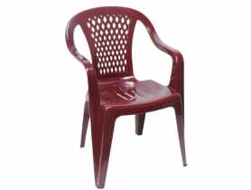 Krzesło ogrodowe Diament bordowy OŁER
