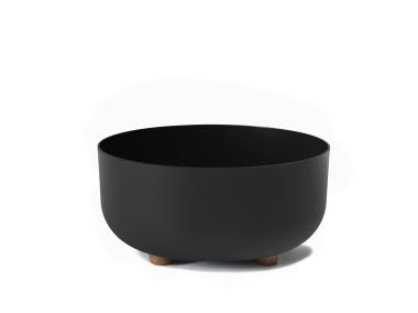 Zdjęcie: Donica plastikowa misa Sofia 30 cm czarna LAMELA PLASTIC