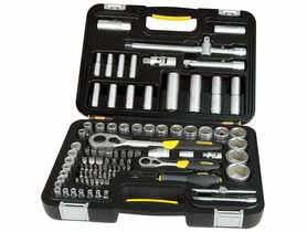 Zestaw nasadek 96 szt. 1/4" & 1/2" mat STANLEY