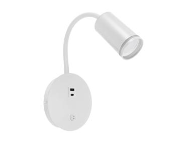 Zdjęcie: Oprawa dekoracyjna Zula WLL USB GU10 kolor biały max 35 W STRUHM