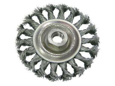 Zdjęcie: Szczotka tarczowa  z drutu stalowego 125 mm PROLINE