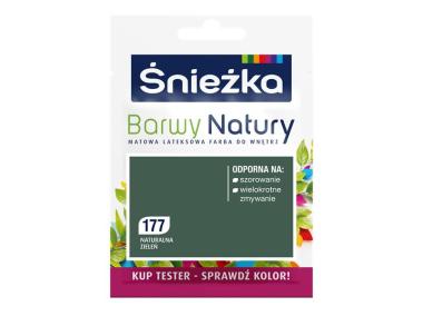 Zdjęcie: Farba Barwy Natury tester natura zieleń 177 25ml ŚNIEŻKA