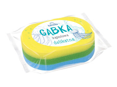 Zdjęcie: Gąbka do kąpieli delikatna Kamelia 1 szt. GROSIK